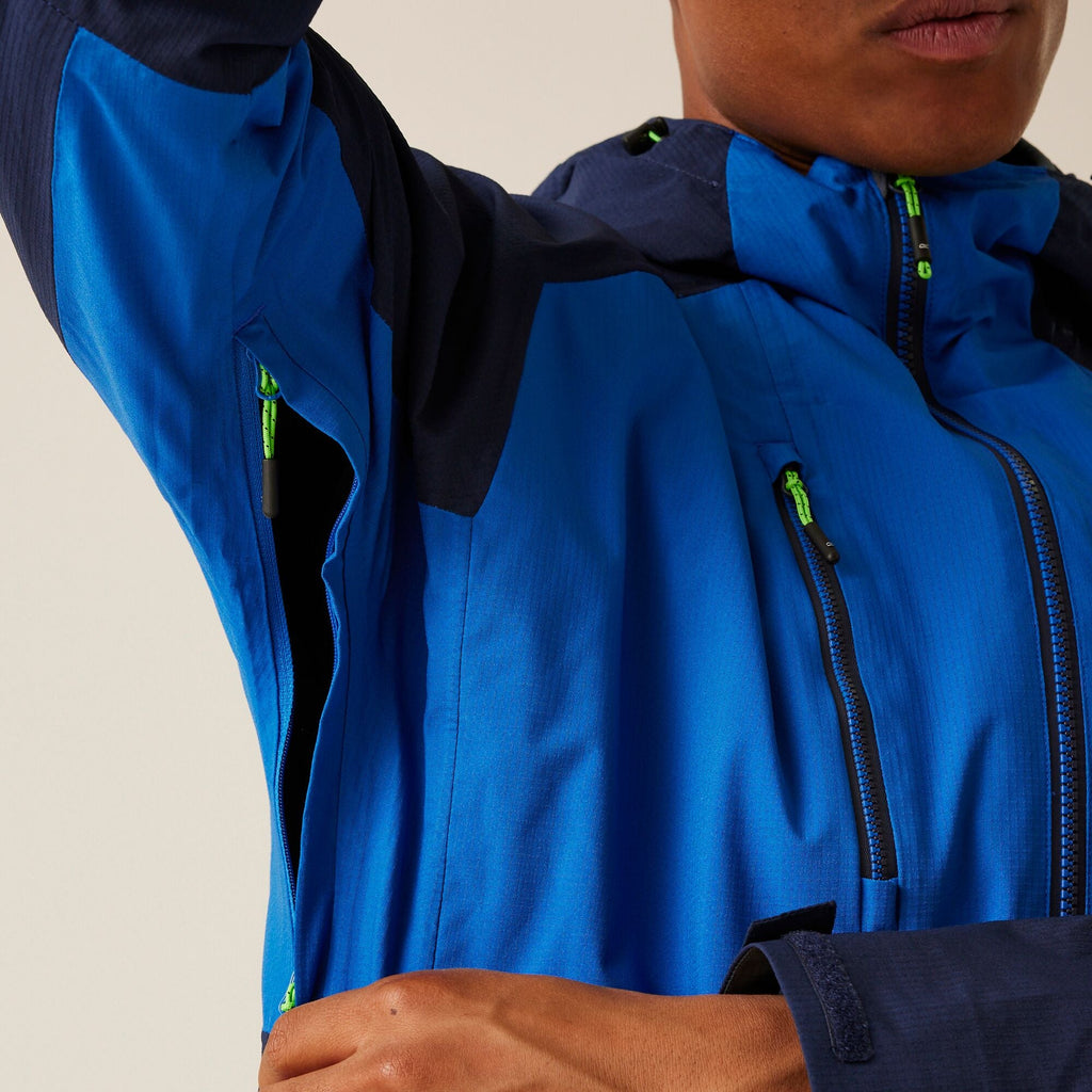 Sacramento X - Herren 3-in-1 Jacke | mit Hybrid Innenjacke und reflektierenden Details - Blau-Schwarz Olympian Blue/Navy Bild 12