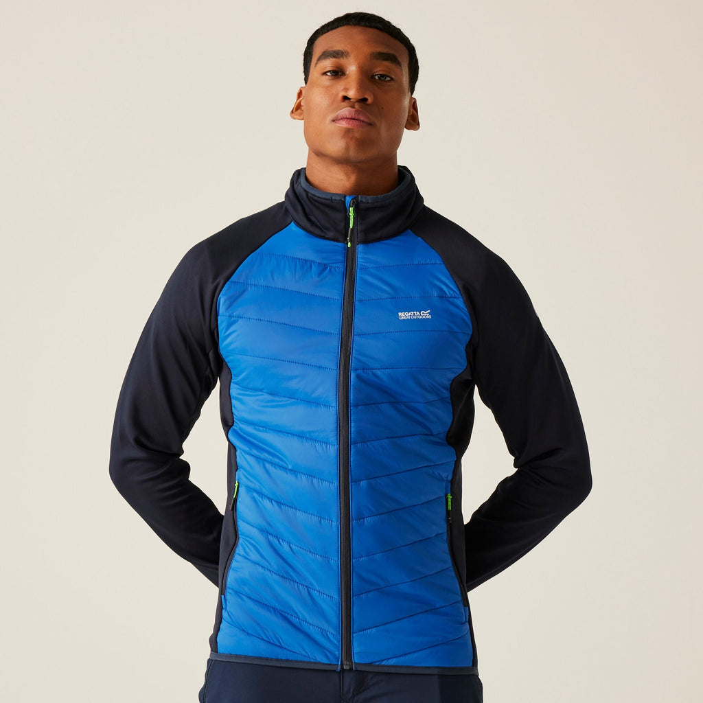 Sacramento X - Herren 3-in-1 Jacke | mit Hybrid Innenjacke und reflektierenden Details - Blau-Schwarz Olympian Blue/Navy Bild 8