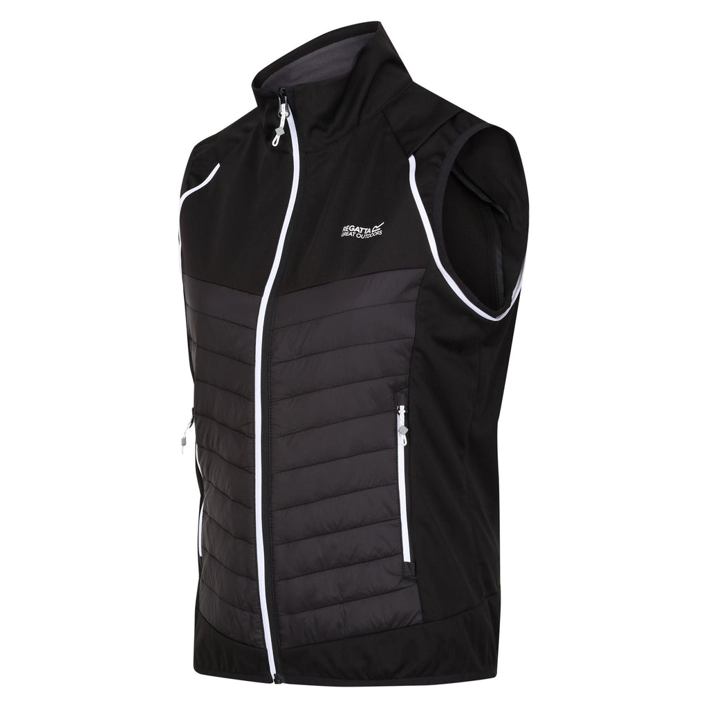 Steren Hybrid - Damen Jacke | mit abnehmbaren Raglanärmel - Schwarz Black Bild 6