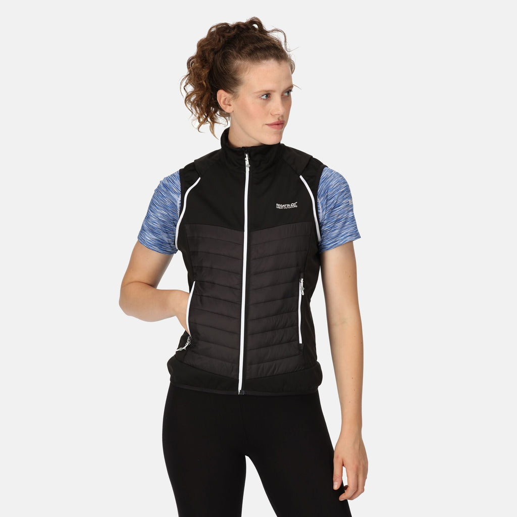 Steren Hybrid - Damen Jacke | mit abnehmbaren Raglanärmel - Schwarz Black Bild 7