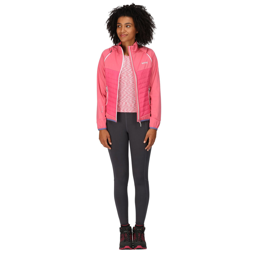Steren Hybrid - Damen Jacke | mit abnehmbaren Raglanärmel - Pink Fruit Dove Bild 3