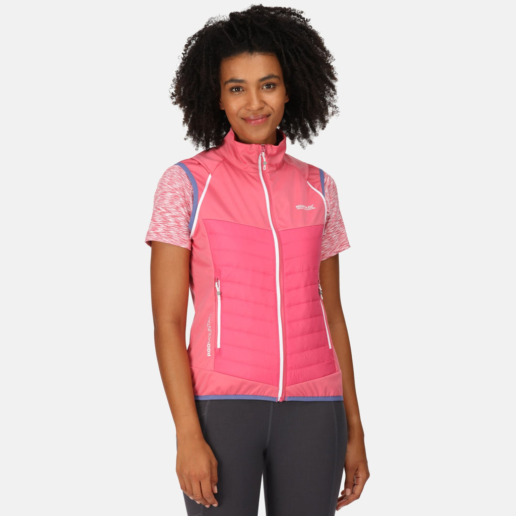 Steren Hybrid - Damen Jacke | mit abnehmbaren Raglanärmel - Pink Fruit Dove Bild 5