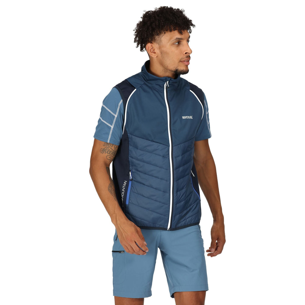 Steren Hybrid - Herren Jacke | mit abnehmbaren Raglanärmeln - Blau BlueWing/Nav Bild 5