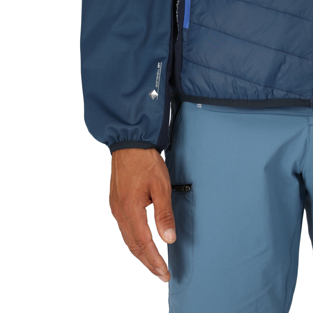 Steren Hybrid - Herren Jacke | mit abnehmbaren Raglanärmeln - Blau BlueWing/Nav Bild 8