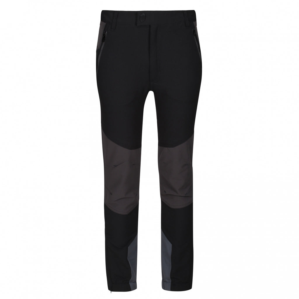 Tech Mountain Trs - Kinder Wanderhose | Reißverschlussöffnung am Knöchel - Schwarz 82g black/ash Bild 6