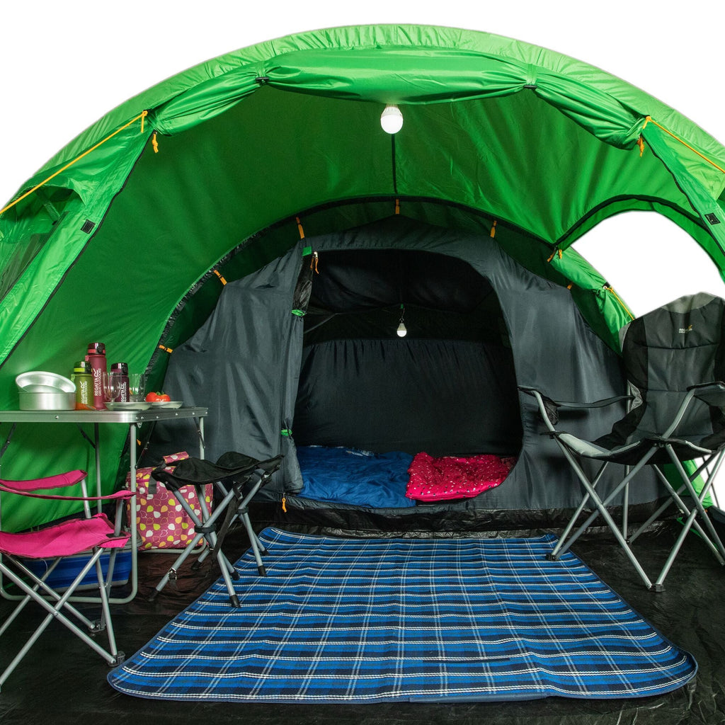 Vester 4 Tent - 4 Personen Zelt | großer Vorraum mit Vorder- und Seiteneingang - Grün ExtGrn/Green Bild 3