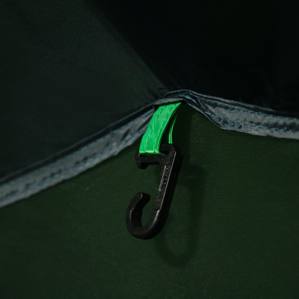 Vester 4 Tent - 4 Personen Zelt | großer Vorraum mit Vorder- und Seiteneingang - Grün ExtGrn/Green Bild 6