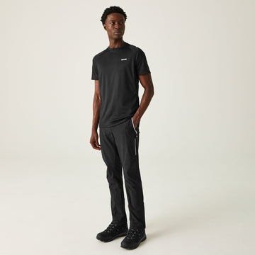 Virda IV - Herren T-Shirt | schnell trocknend - Schwarz Black/Black Bild 1