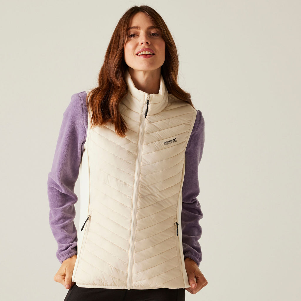 Women`s Andreson Hybrid B/W - Damen Gilet | leichte Wattierung - Beige LightVanilla Bild 1