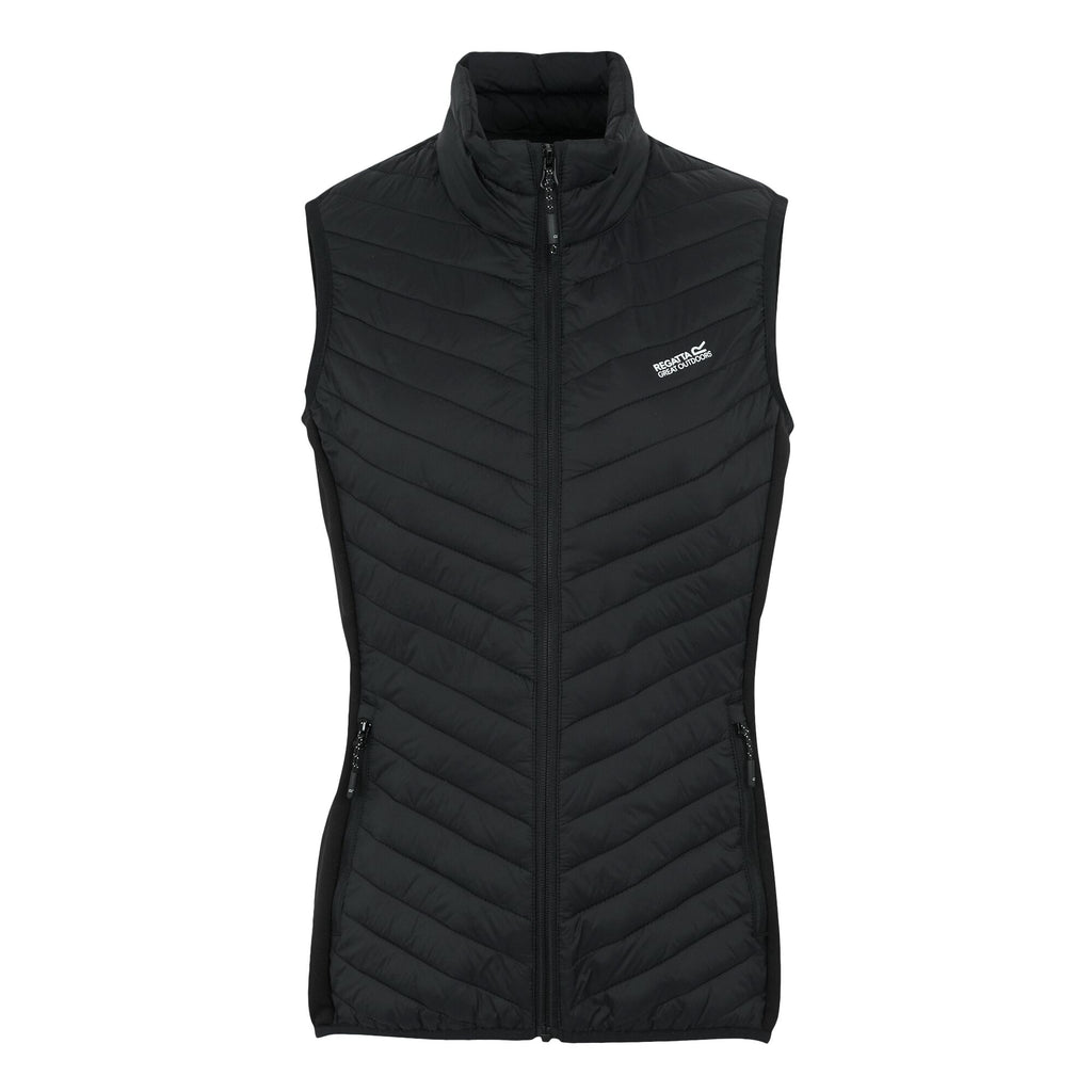 Women`s Andreson Hybrid B/W - Damen Gilet | leichte Wattierung - Schwarz Black Bild 3