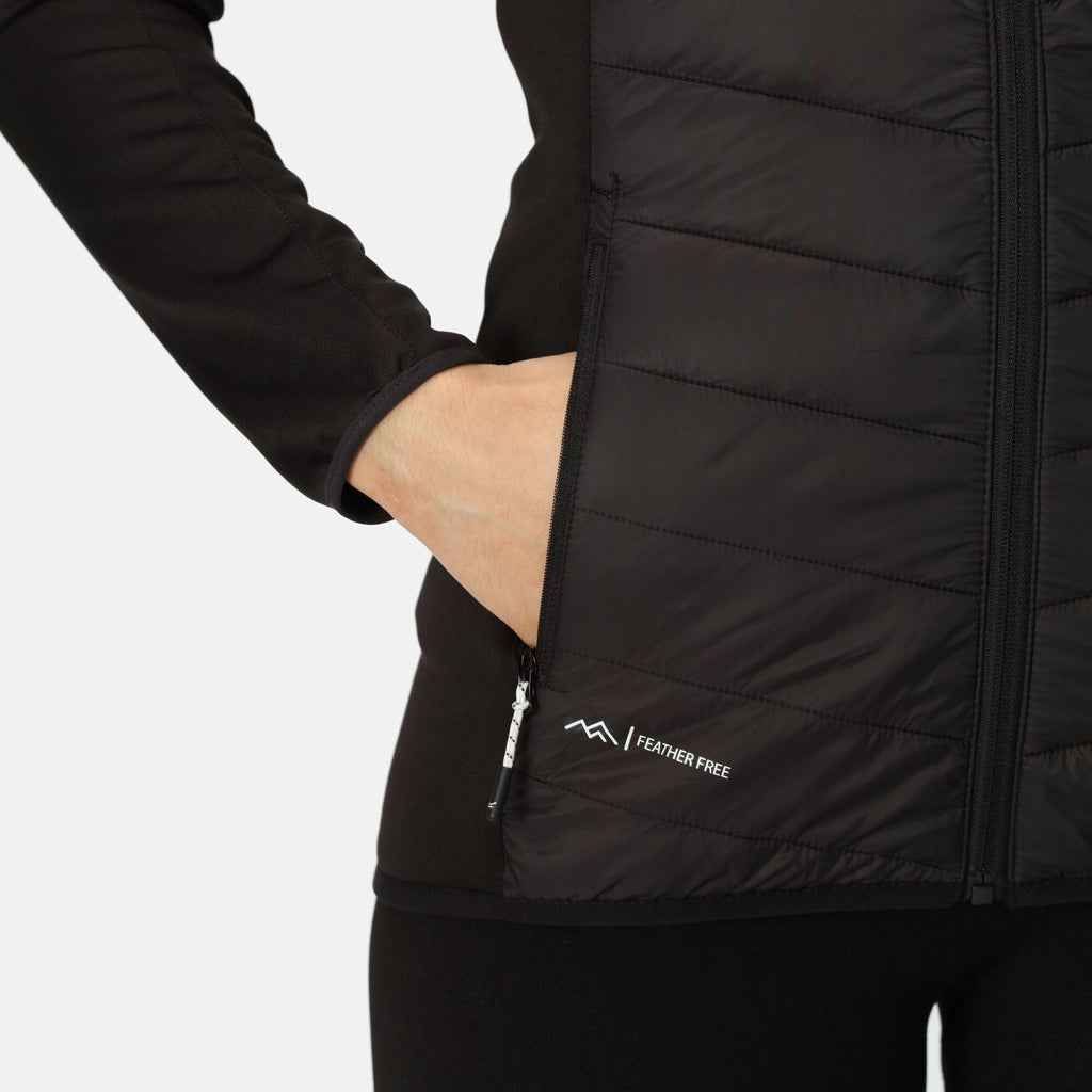 Women`s Andreson VIII Hybrid - Damen Jacke | mit leichter Wattierung - Schwarz Black Bild 3