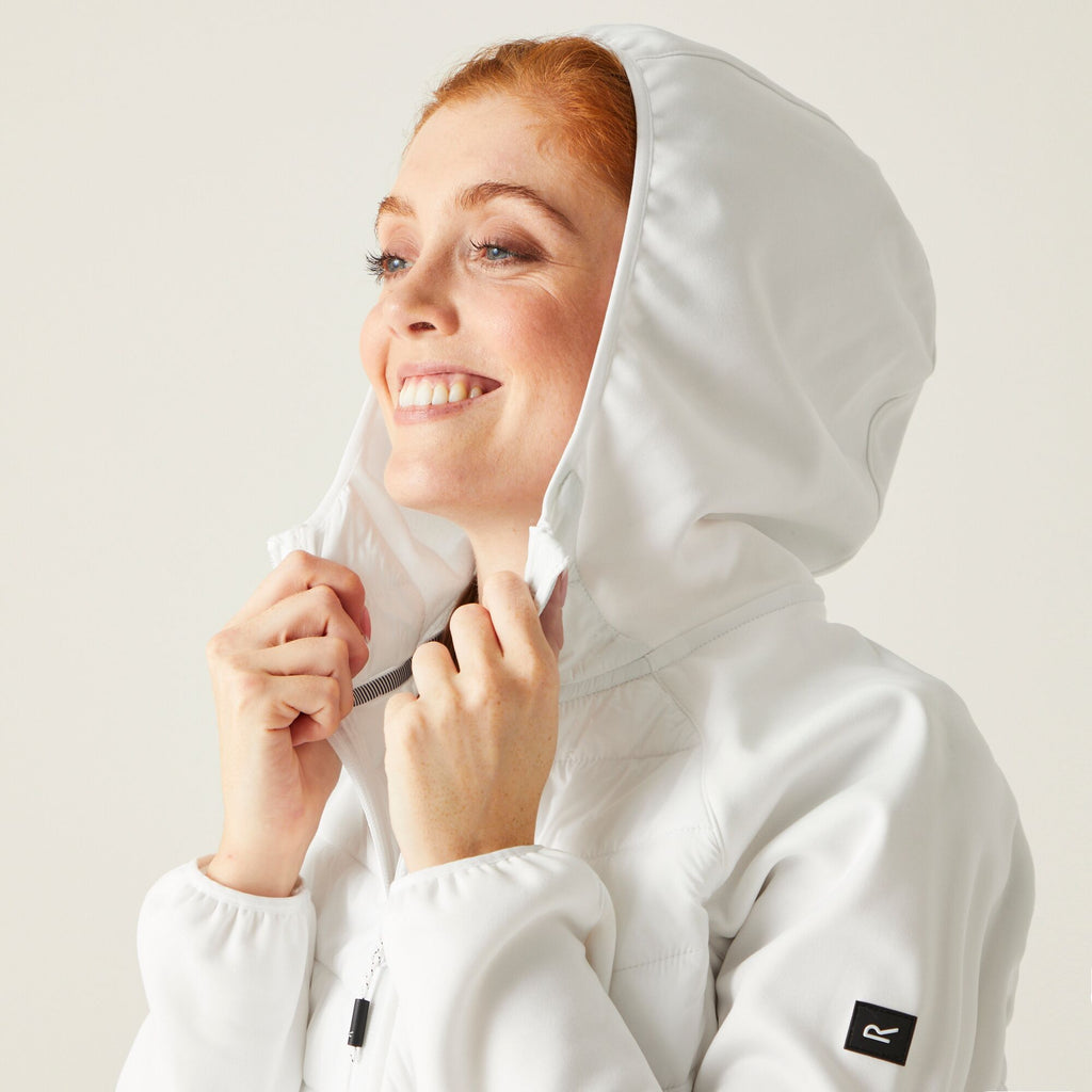 Women`s Andreson VIII Hybrid - Damen Jacke | mit leichter Wattierung - Weiß White Bild 6