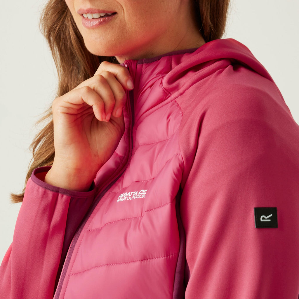 Women`s Andreson VIII Hybrid - Damen Jacke | mit leichter Wattierung - Pink Pop/Beaujols Bild 6
