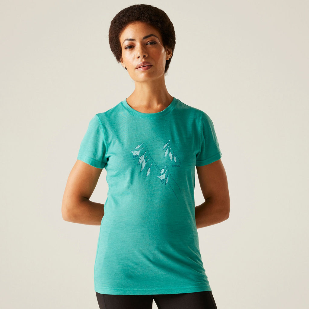Women's Escade - Damen T-Shirt | schnelltrocknend - Türkis Turquoise Bild 1