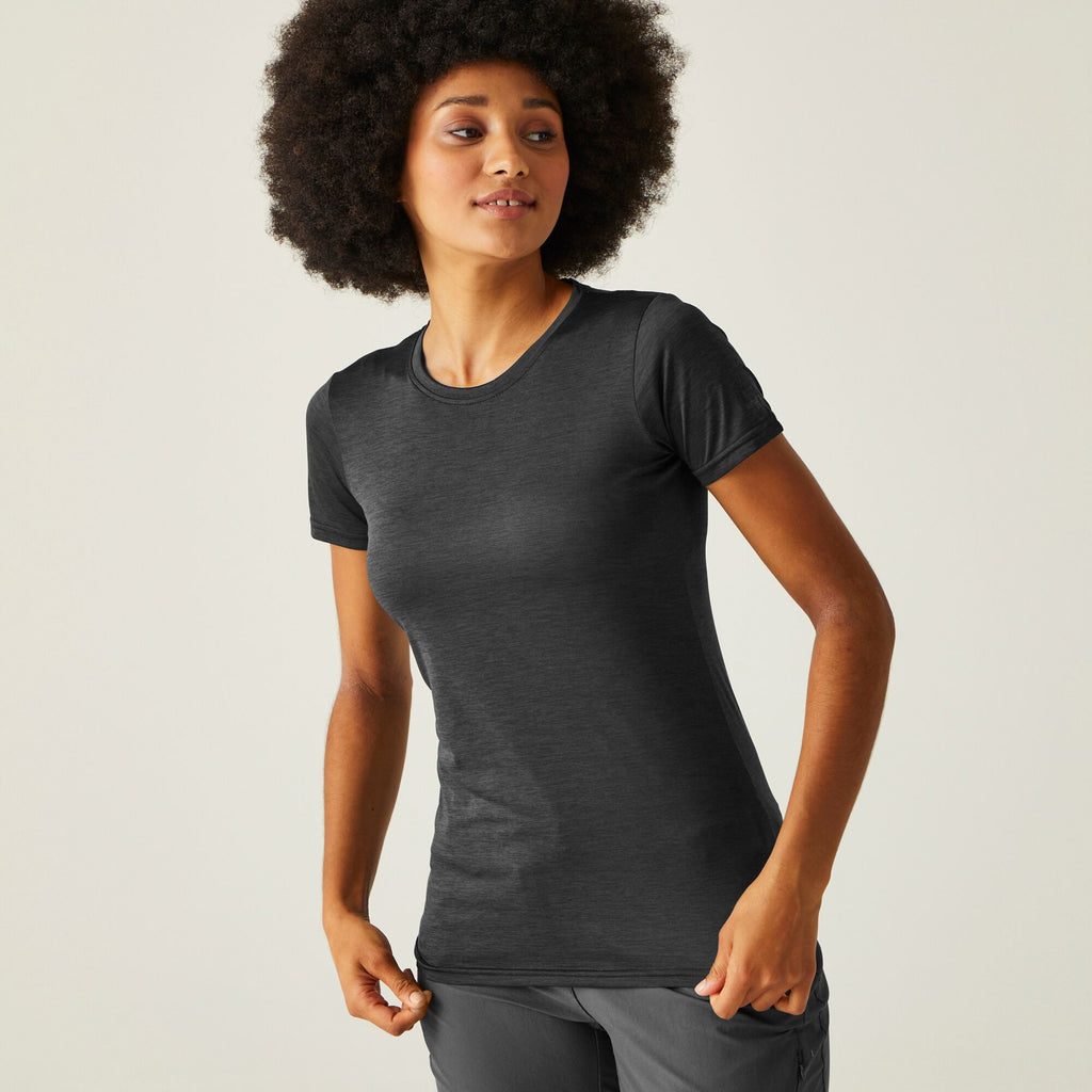 Women`s Fingal Edition - Damen T-Shirt | meliertes Jersey - Grau Seal Grey Bild 1