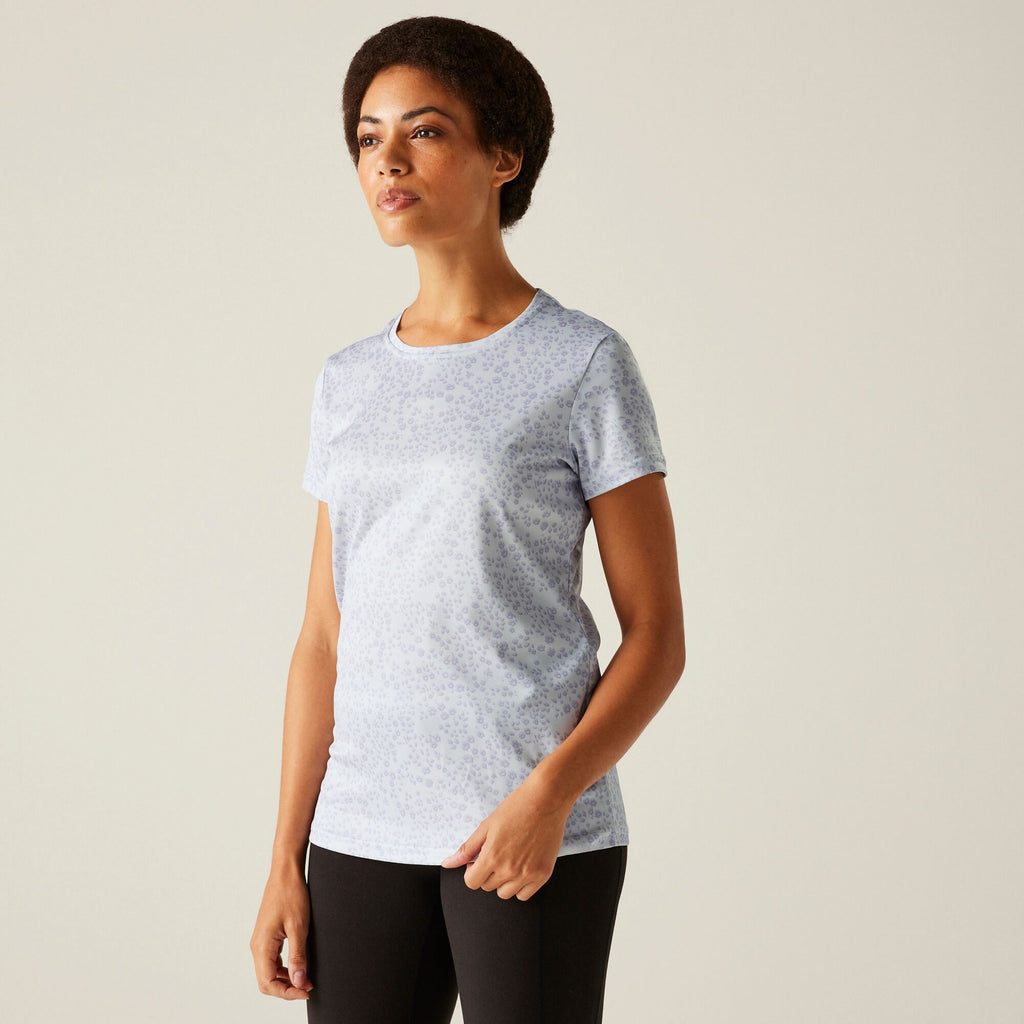 Women`s Fingal Edition - Damen T-Shirt | meliertes Jersey - Weiß Lila LilacHintMdw Bild 1