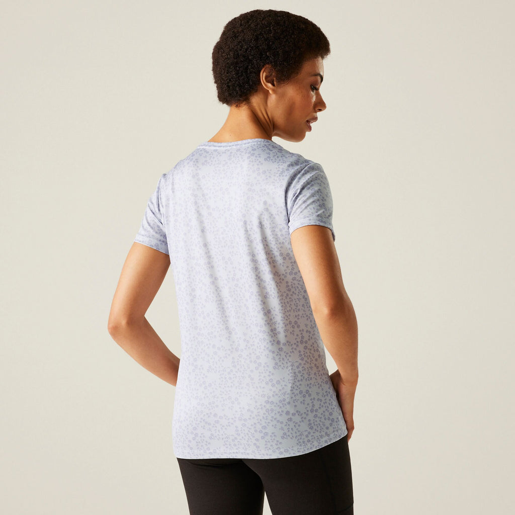 Women`s Fingal Edition - Damen T-Shirt | meliertes Jersey - Weiß Lila LilacHintMdw Bild 2