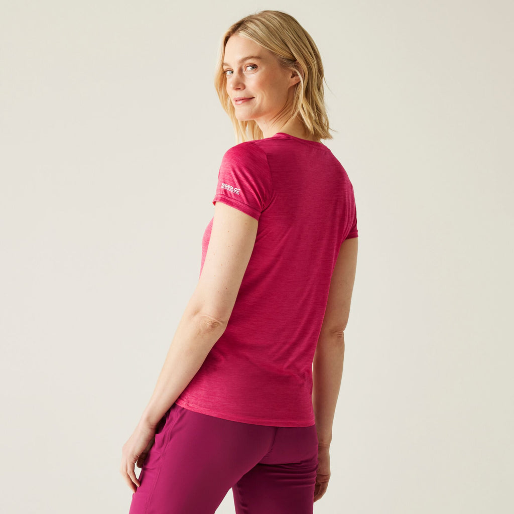 Women`s Fingal Edition - Damen T-Shirt | meliertes Jersey - Pink Pop Bild 2