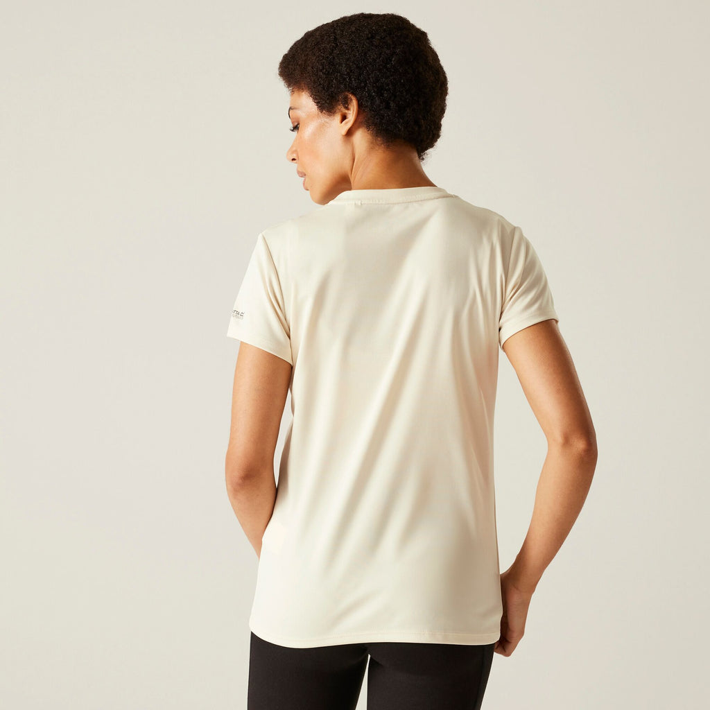 Women's Fingal IX - Damen T-Shirt | mit Grafikdruck - Wollweiß LightVanilla Bild 2