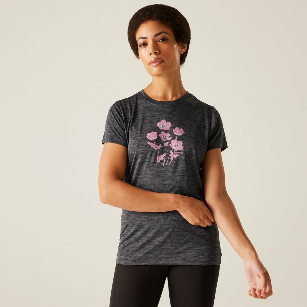 Women's Fingal IX - Damen T-Shirt | mit Grafikdruck - Grau SealGrey Mar Bild 1