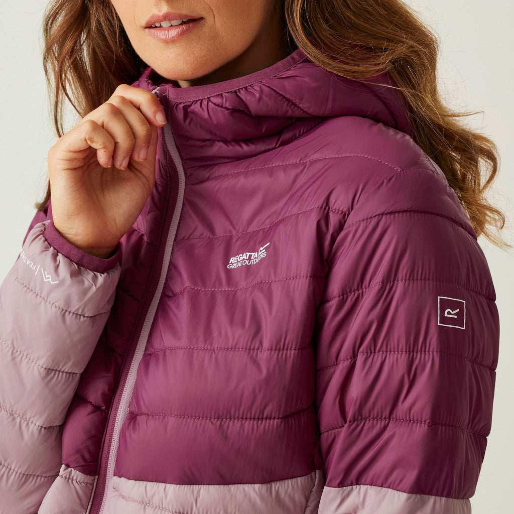 Women`s Hooded Hillpack IV - Damen Jacke | leichte Wattierung - Lila Beaujo/Lilas Bild 5