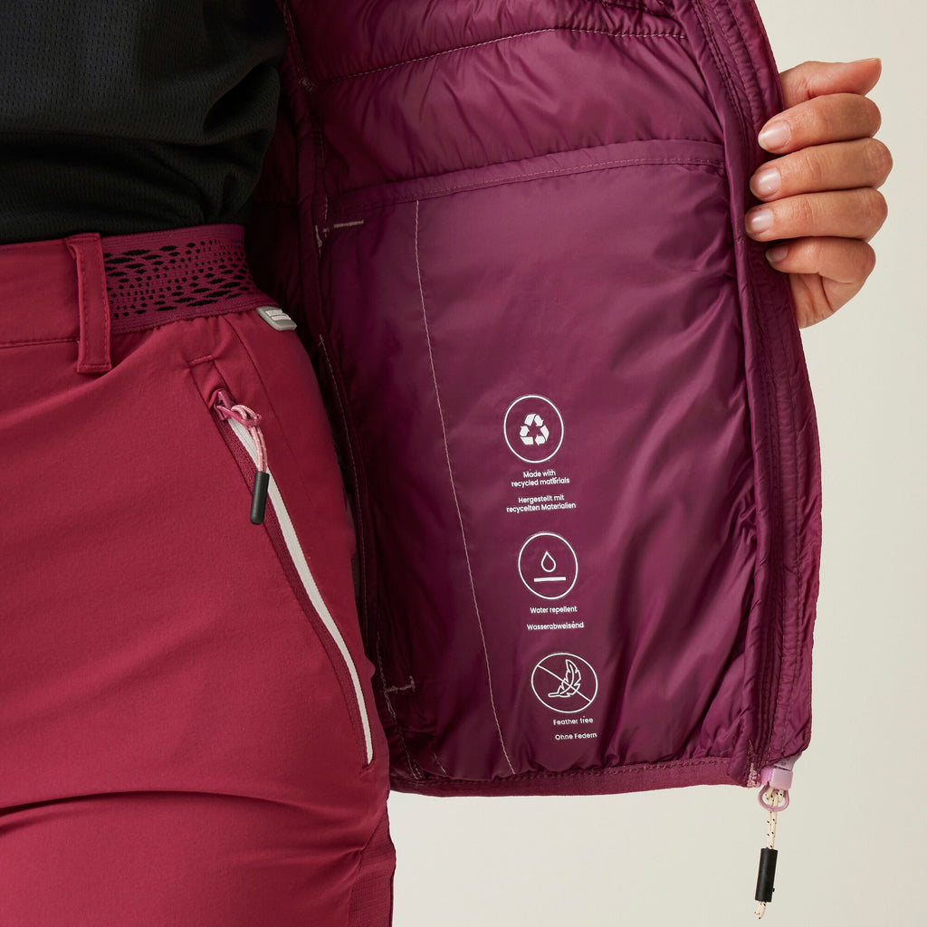 Women`s Hooded Hillpack IV - Damen Jacke | leichte Wattierung - Lila Beaujo/Lilas Bild 7