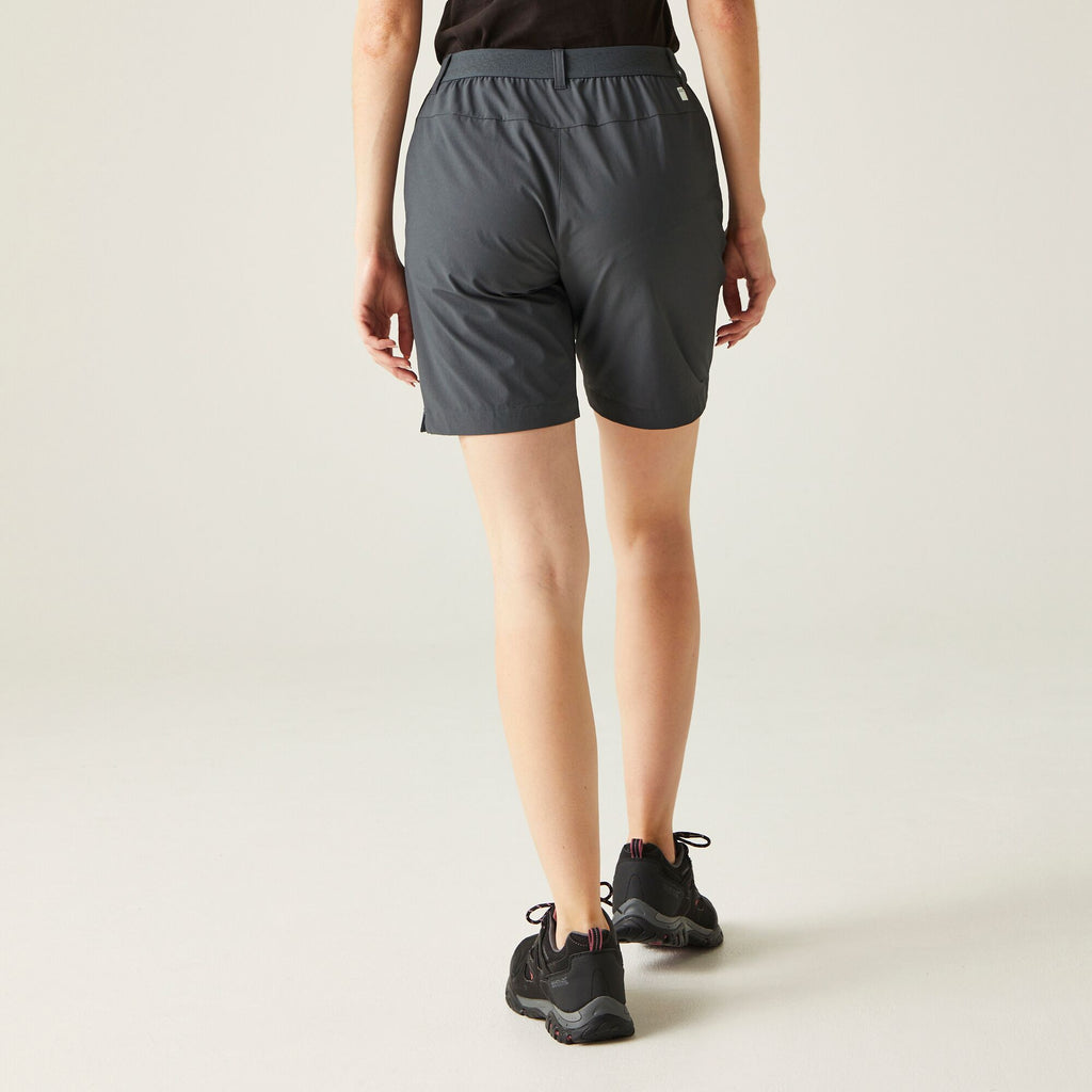 Women`s Mountain Shorts II - Damen Shorts | halbelastischer Taillenbund - Grau Seal Grey Bild 2