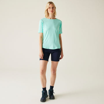 Women`s Mountain Shorts II - Damen Shorts | halbelastischer Taillenbund - Blau Navy Bild 1