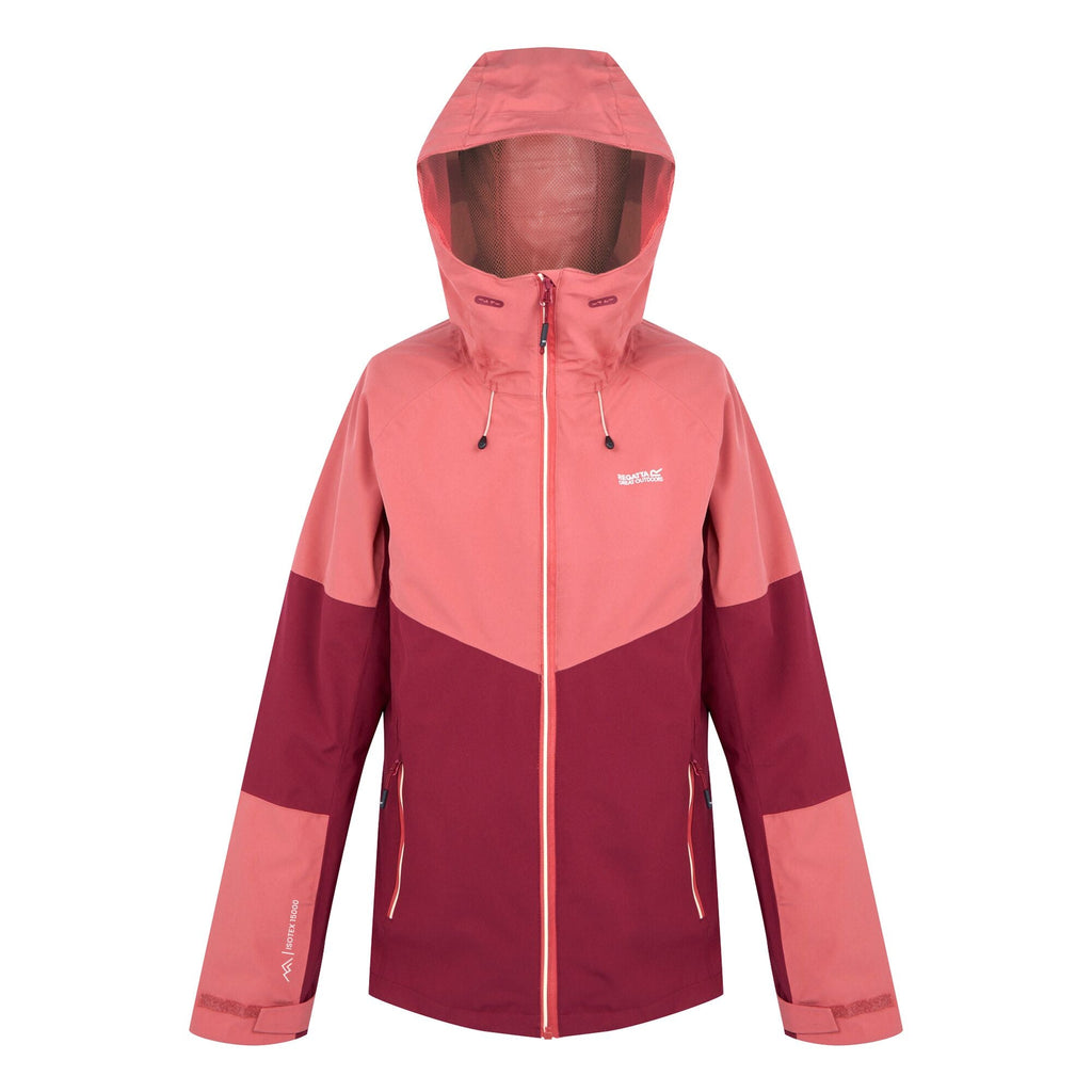 Womens WentwoodIX 2 in 1 - Damen Jacke | wasserdicht und atmungsaktiv - Rot-Rosa MinRd/RumbRd Bild 2