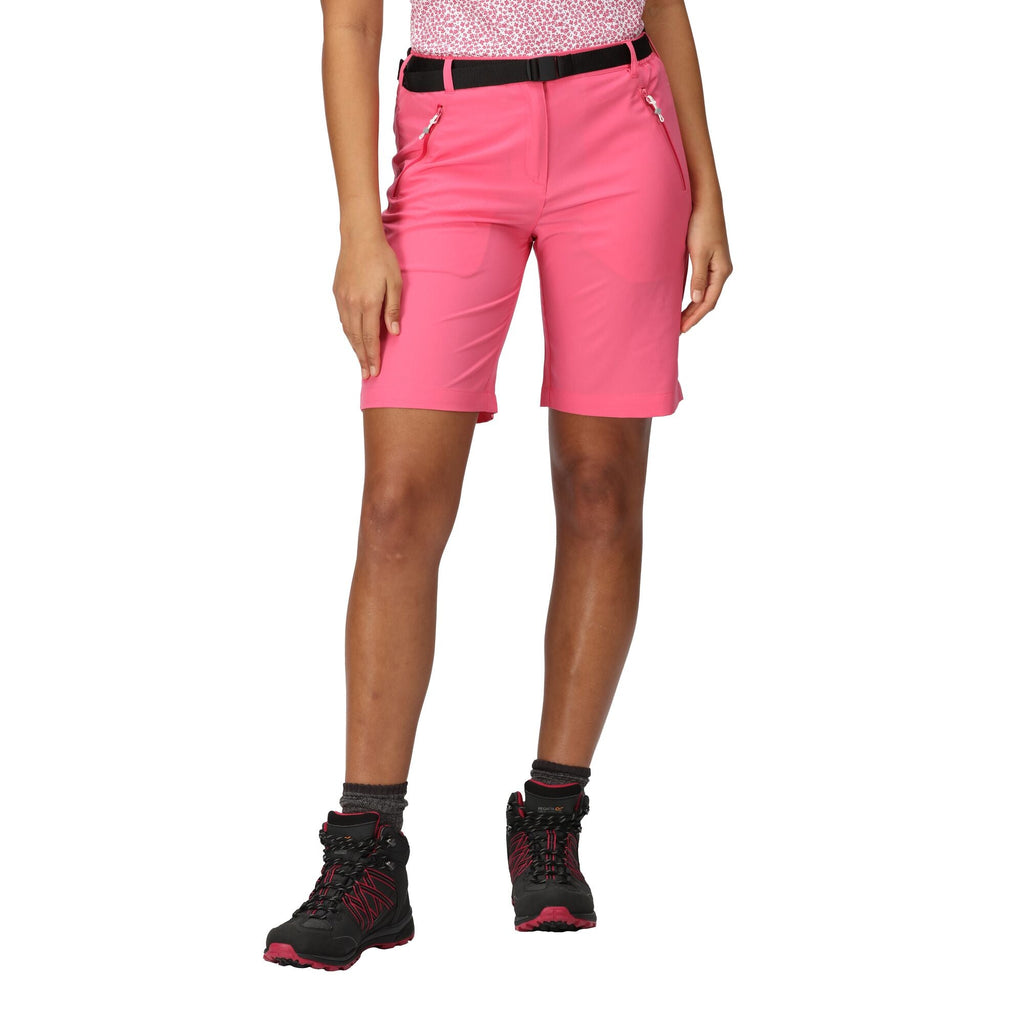 Xert StrBermudaLt - Damen Short | aus leichtem Stretchgewebe - Rosa Fruit Dove Bild 2