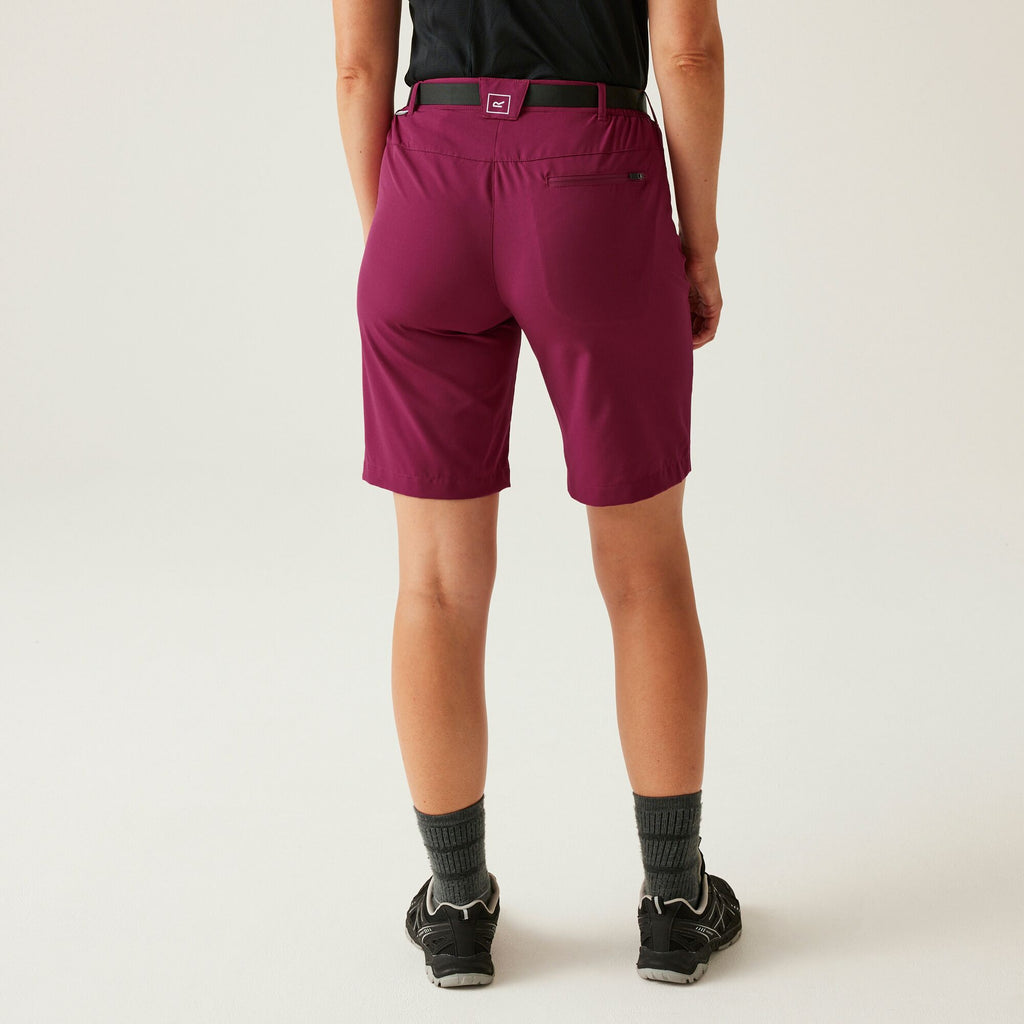 Xert Stretch Bermuda Light - Damen Short | aus leichtem Stretchgewebe - Violett Beaujolais Bild 2