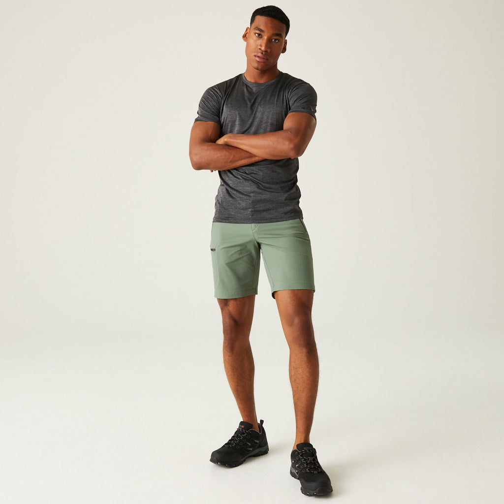 Xert StrShort III - Herren Short | mit zahlreichen Taschen - Grün Agave Green Bild 5