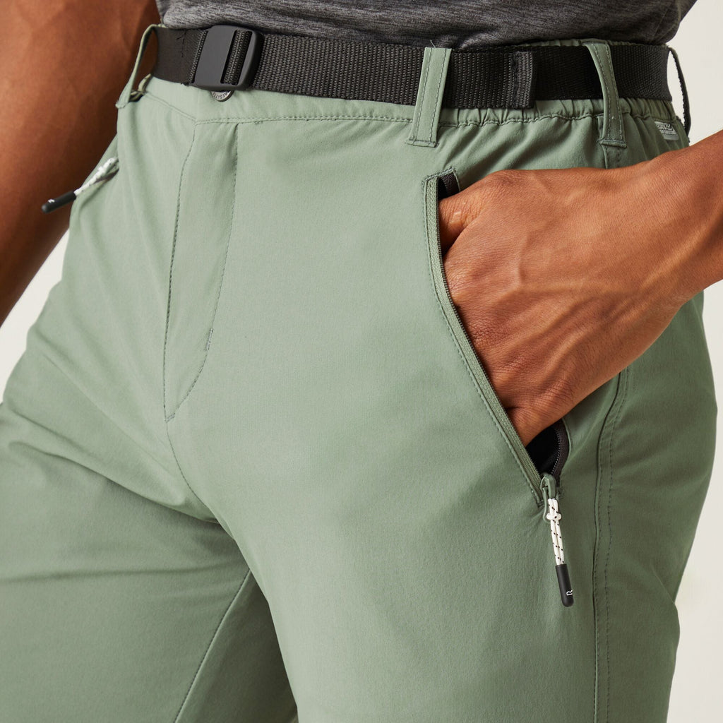 Xert StrShort III - Herren Short | mit zahlreichen Taschen - Grün Agave Green Bild 6