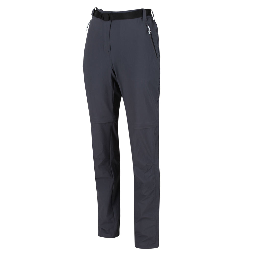 Xert Z/O Trs III - Damen Wanderhose | abzippbare Hosenbeine - Grau Seal Grey Bild 1