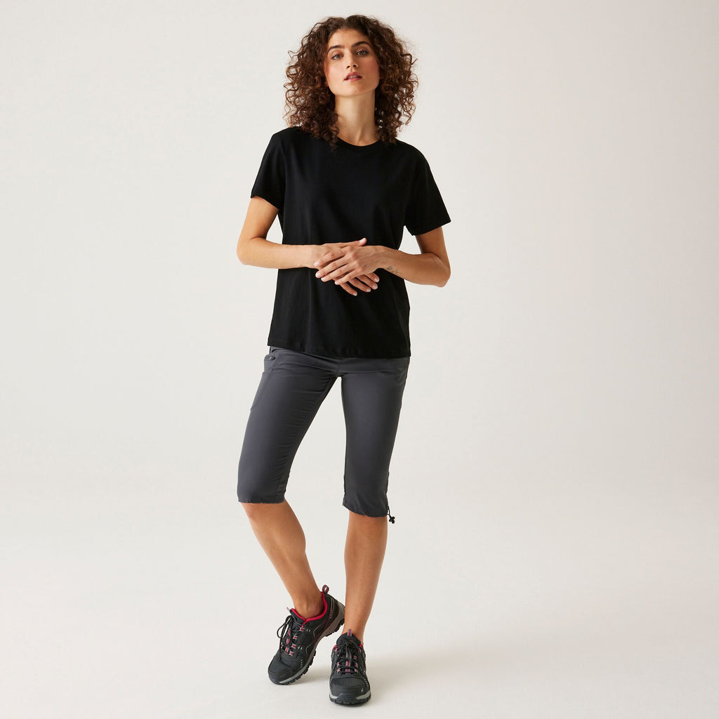 Xrt Capri Light - Damen Wanderhose 3/4 | Front- und Gesäßtaschen mit Reißverschluss - Grau Seal Grey Bild 1
