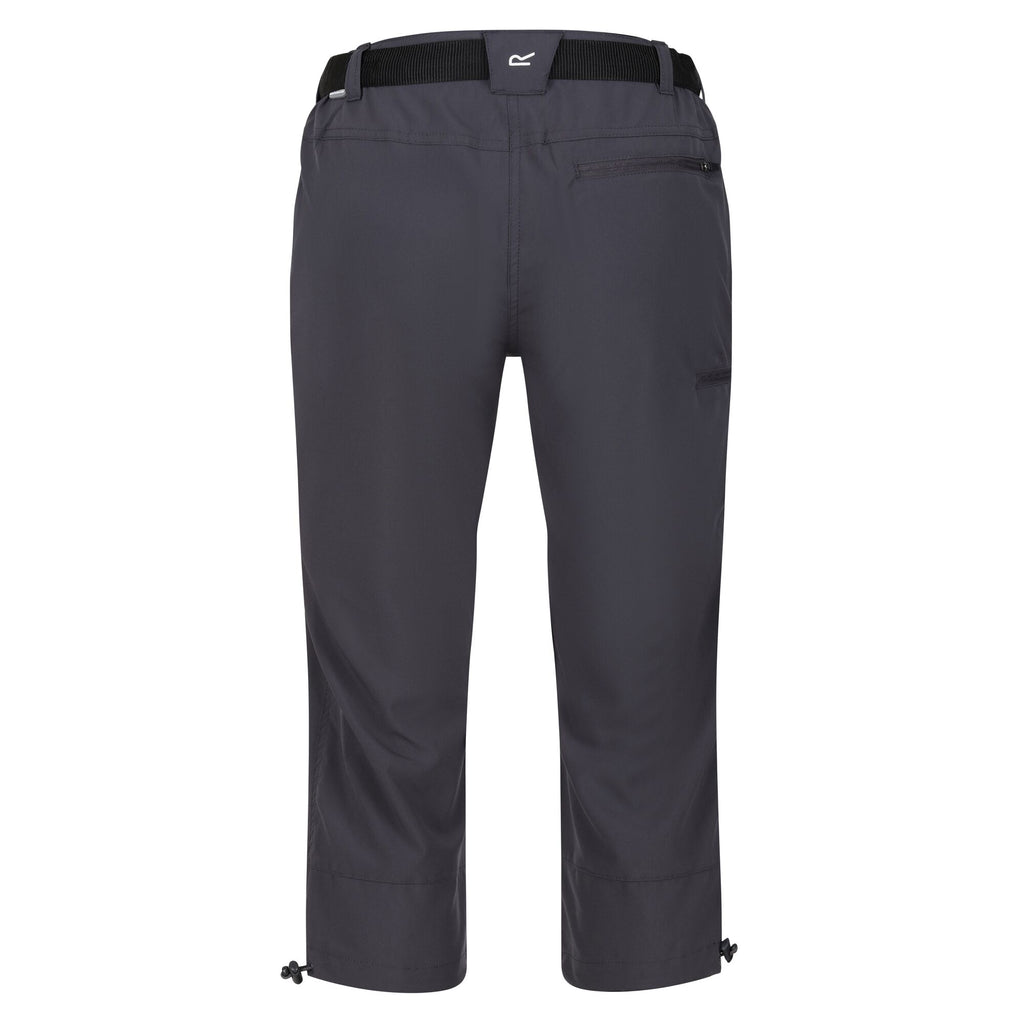 Xrt Capri Light - Damen Wanderhose 3/4 | Front- und Gesäßtaschen mit Reißverschluss - Grau Seal Grey Bild 4