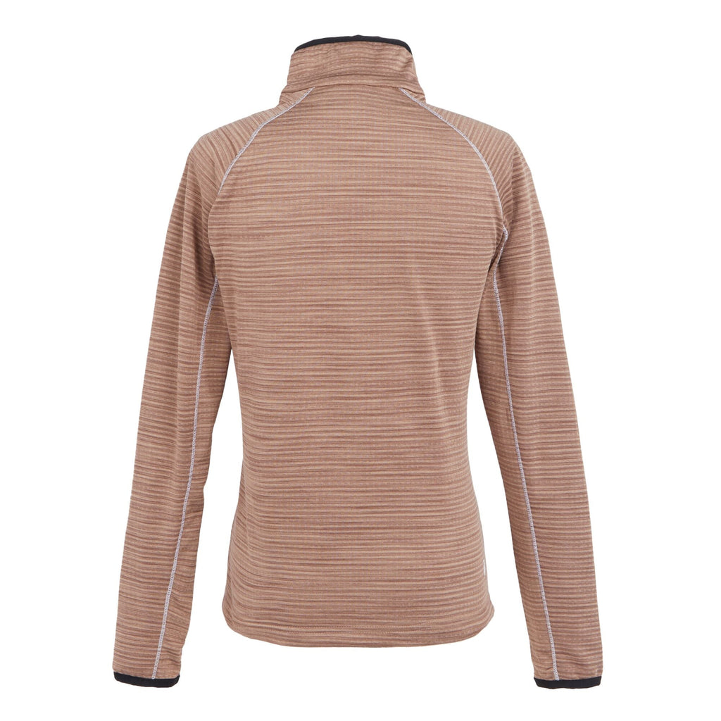 Yonder - Damen Langarmshirt | mit Zip - Beige Warm Taupe Bild 5