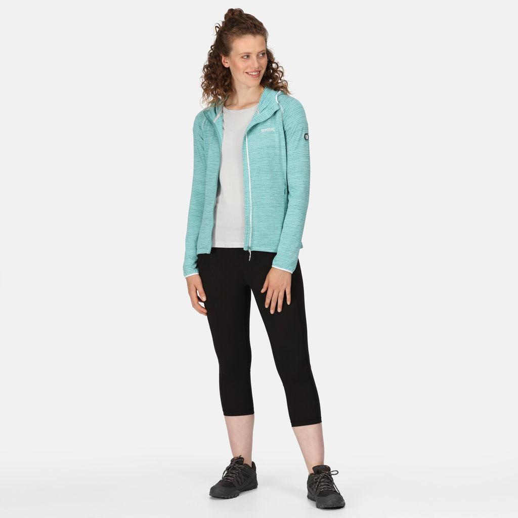 Yonder Hoody - Damen Zip-Jacke | mit Gitterfleece Innenseite - Blau Bristol Blue Bild 4
