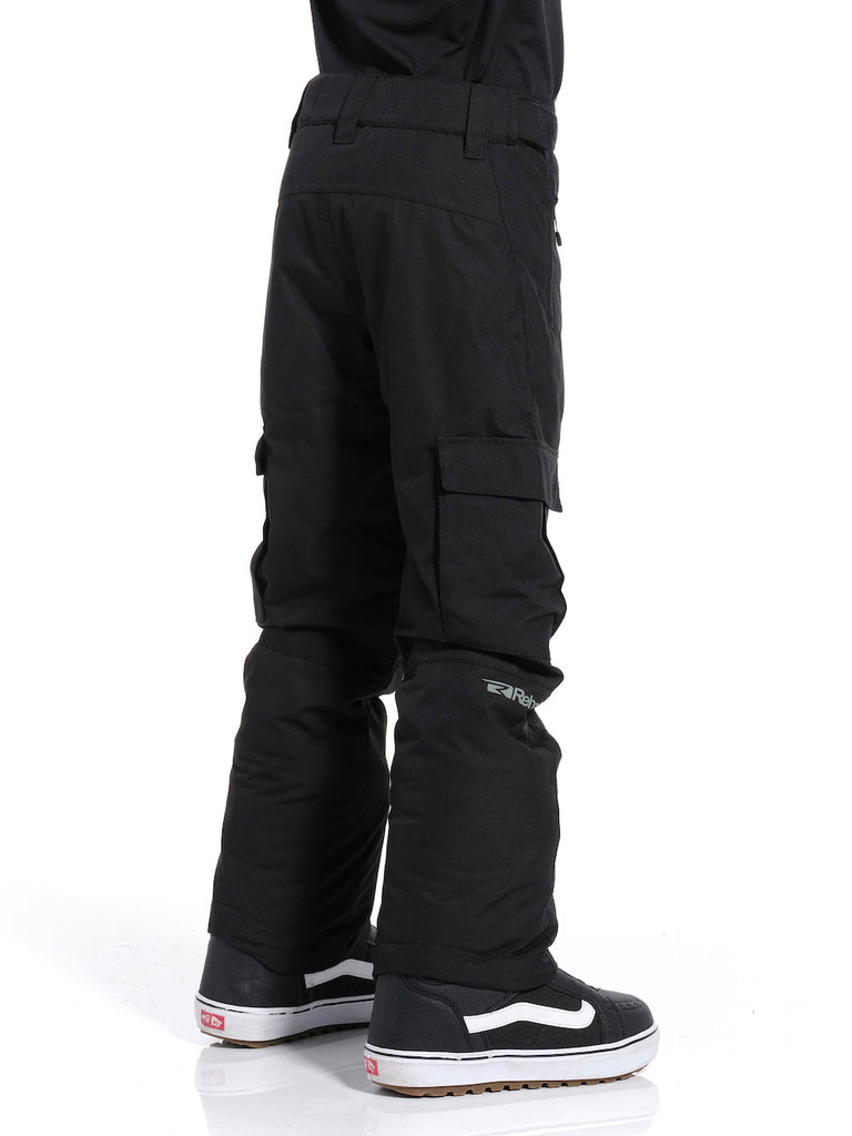 BUZZ-R-jr.-Kinder Skihose | mit Schneefang - Schwarz Black Bild 3