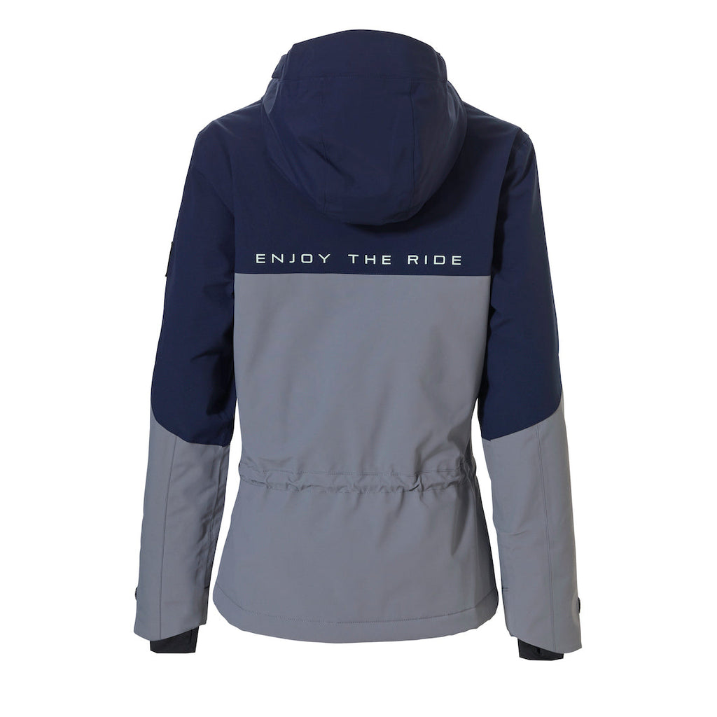 LOIZA-R-jr.- Kinder Schneeanorak | mit Kordelzug - Blau-Grau-Mint Navy Bild 2