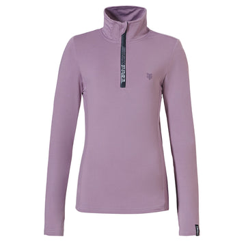 MICHA-R-jr.- Kinder Langarmshirt | mit Reißverschluss - Lila Lavender Bild 1