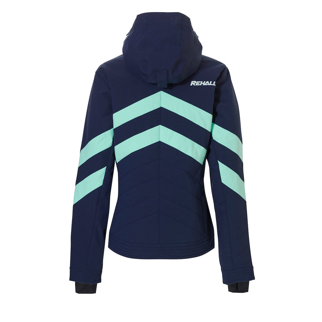 SOOF-R-jr.- Kinder Skijacke | mit Schneefang - Blau-Mint Navy Bild 2