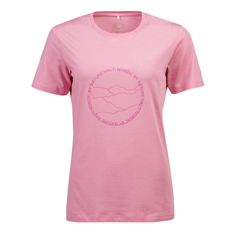 Lehti Trekking - Damen T-Shirt | Mit Lichtschutzfaktor - Rosa