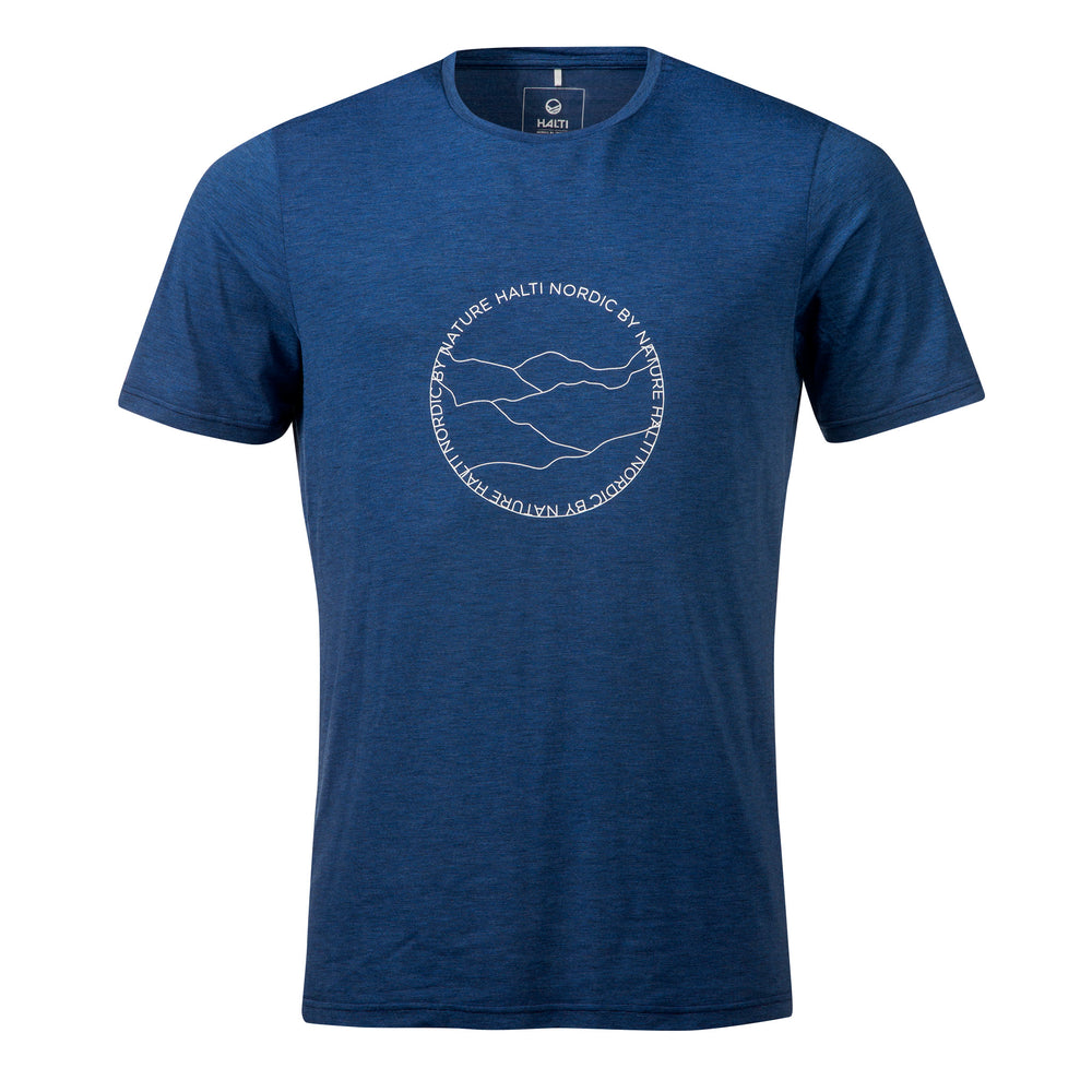 Lehti Trekking - Herren T- Shirt | Mit Lichtschutzfaktor - Blau