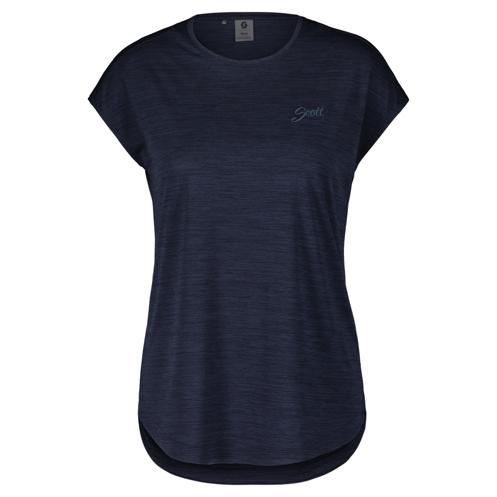 DEFINED SS - Damen T-Shirt | mit Rücköffnung - Blau