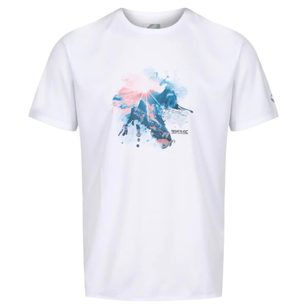 Fingal V - Herren T-Shirt |  leicht, luftig und schnell trocknend - Weiß