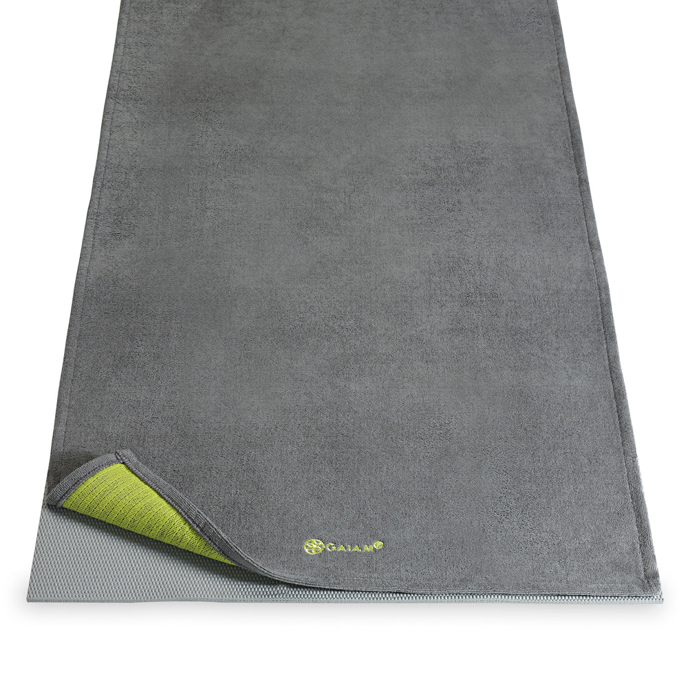 
                  
                    Laden Sie das Bild in den Galerie-Viewer, Grippy Yoga Mat Towel - Yoga Handtuch | mit antirutsch Rückseite - Grau
                  
                