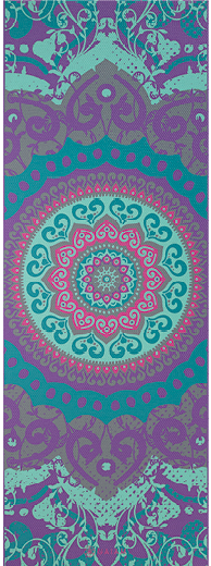 
                  
                    Laden Sie das Bild in den Galerie-Viewer, Moroccan Garden - Yoga Matte 4mm dick | rutschfeste Oberfläche -Violett Gemustert
                  
                