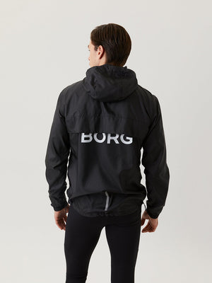 
                  
                    Laden Sie das Bild in den Galerie-Viewer, Borg Wind Jacket - Herren Windjacke | Rückenpasse für optimale Belüftung - Schwarz
                  
                