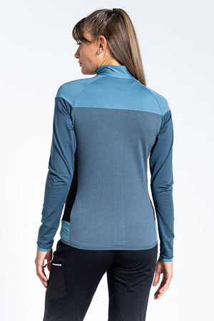 
                  
                    Laden Sie das Bild in den Galerie-Viewer, Elation IICoreStr - Damen Zip-Jacke | Aus recyceltem Stretchgewebe mit warmer Fütterung - Blau
                  
                